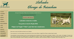 Desktop Screenshot of labradors.fr